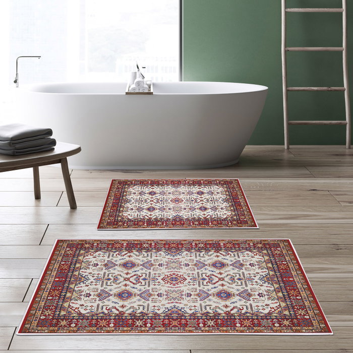 Mijölnir Juego de alfombrillas de baño Kt434 Multicolor Mijölnir Juego de alfombrillas de baño Kt434 Multicolor